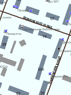 Карта города Кинель для ГИС Русса