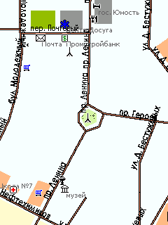 Карта города Кириши для ГИС Русса