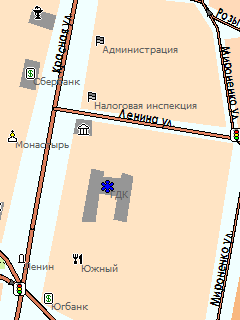 Карта Кореновска для ГИС Русса