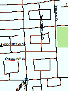 Карта Красноярска для ГИС Русса