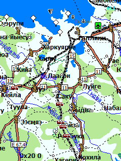 Карта Латвии для ГИС Русса