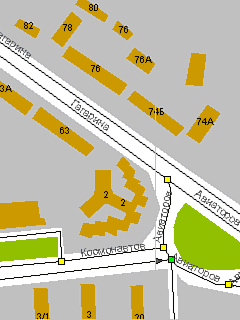 Карта Липецка для ГИС Русса