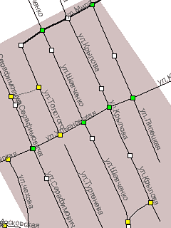 Карта Мичуринска для ГИС Русса