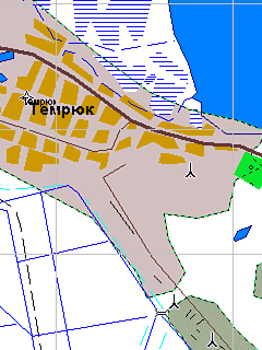 Карта Новороссийска для ГИС Русса