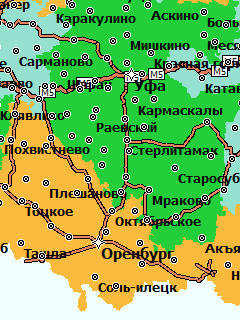 Карта России для ГИС Русса