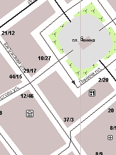 Карта города Серпухов для ГИС Русса