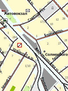 Карта Солнечногорска для ГИС Русса