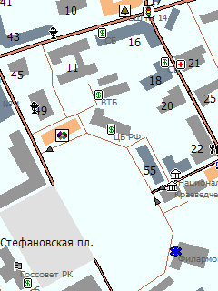 Карта Сыктывкара для ГИС Русса