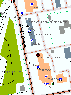 Карта Тольятти для ГИС Русса