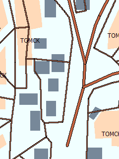 Карта Томска для ГИС Русса