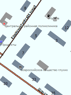 Карта Волжска для ГИС Русса