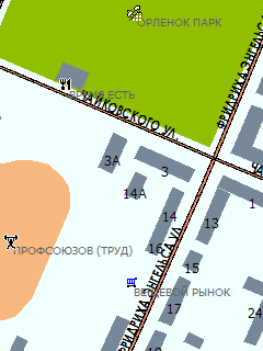 Карта Воронежа для ГИС Русса