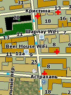 Карта Астрахани области для GisRX