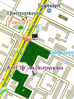 Карта Барнаула для GisRX