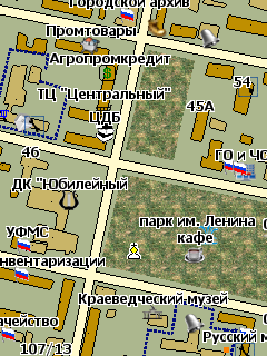 Карта Бугуруслана для GisRX