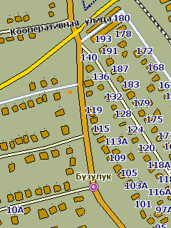 Карта города Бузулук для GisRX