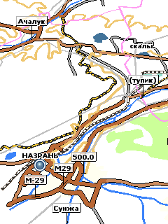 Карта Ингушетии для GisRX
