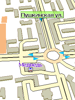 Карта Ижевска для GisRX