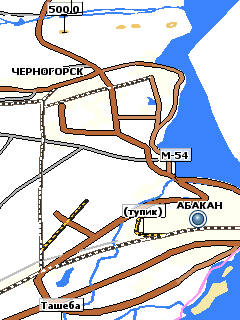 Карта Хакасии для GisRX