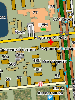 Карта Кирова для GisRX