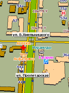 Карта Саранска для GisRX