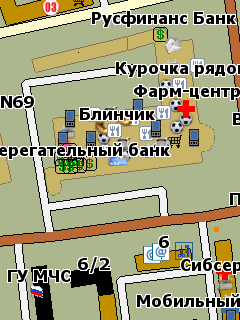 Карта Омска для GisRX
