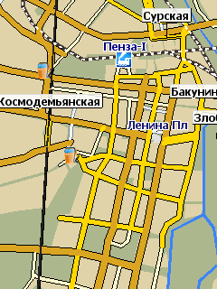 Карта Пензенской области для GisRX