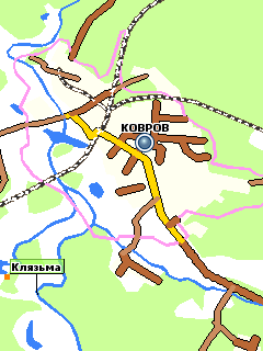 Карта Владимирской области для GisRX