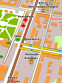 Карта Волгограда для GisRX
