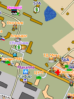 Карта Волжска для GisRX