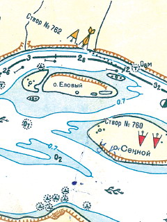 Карта реки Ангара