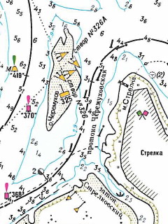 Лоция реки Енисей от Красноярской ГЭС до устья реки Ангара