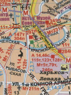 План схема Харькова