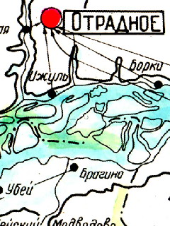 Схема Красноярского водохранилища