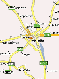 Карта Актюбинской область для Навител Навигатор