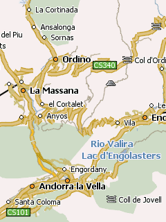 Карта Андорры для Навител Навигатор