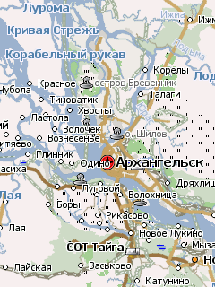 Карта Архангельской области для Навител Навигатор