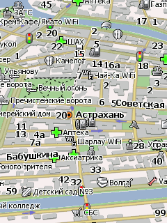 Карта Астраханской области для Навител Навигатор