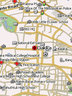 Карта Дакки для Навител Навигатор