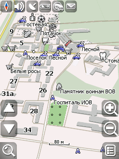 Карта деревни Боровляны для Навител Навигатор