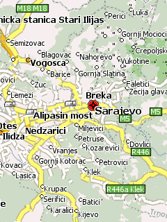 Карта Боснии и Герцеговины для Навител Навигатор
