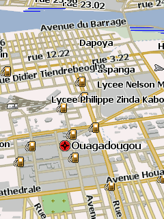Карта Уагадугу для Навител Навигатор