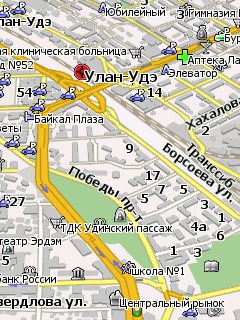 Карта Улан-Удэ для Навител Навигатор