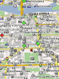 Карта Челябинска для Навител Навигатор