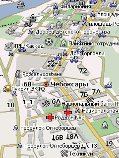 Карта Чебоксар для Навител Навигатор