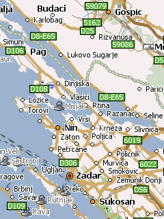 Карта Хорватии для Навител Навигатор