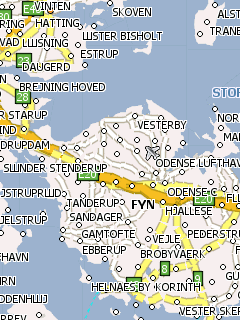 Карта Дании для Навител Навигатор