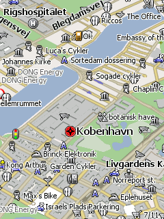 Карта Копенгагена для Навител Навигатор
