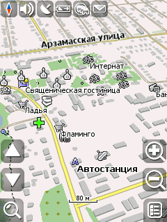 Карта села Дивеево для Навител Навигатор