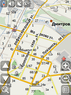 Карта города Дмитров для Навител Навигатор